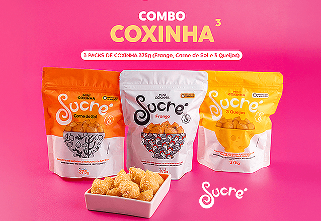 Sucré - Combo Coxinhas da Sucré, por apenas R$39,90