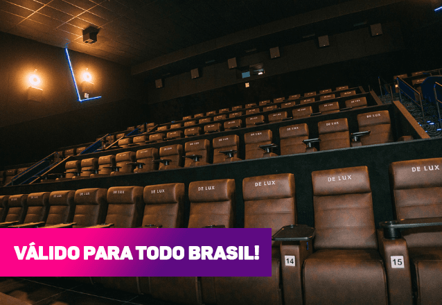 Grupo Cine Brasil - 01 Ingresso Inteira 2D ou 3D de R$35,00 por apenas R$16,99!