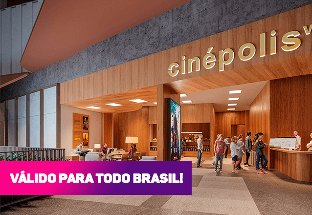 Cinépolis Brasil - 01 Ingresso Inteira Cinema Sala  2D Todo Dia por apenas R$21,00