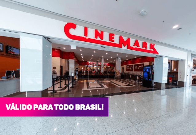 Cinemark Brasil - Ingressos 2D em toda a rede Cinemark Brasil, a partir de R$26,90!